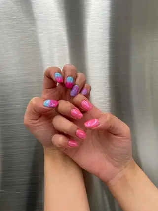 ネイル 束感まつ毛/ネイル/ LED♥KIRARAのマツエク・マツパデザイン