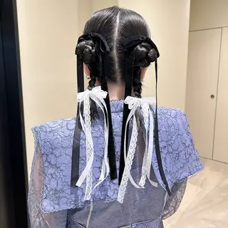 ヘアアレンジ 顔骨格似合わせカット 乾陽菜のヘアスタイル