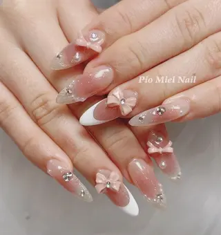 ネイル HANA 長さだしのネイルデザイン