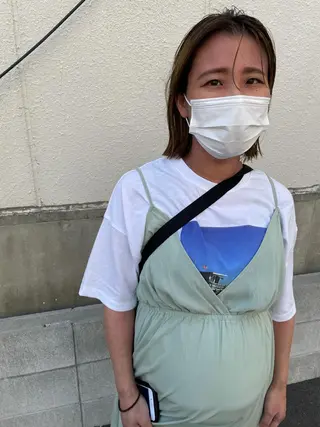 ミディアム さの あやねのヘアスタイル