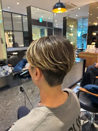 メンズ メンズ特化/ 透明感カラー/りなのヘアスタイル