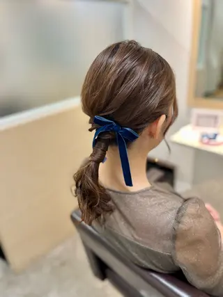 ヘアアレンジ 似合わせヘアメイク 💐オダギリチアキのヘアスタイル