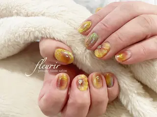 ネイル フルリール 【プライベートサロンのネイルデザイン
