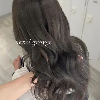 ロング カラー 透明感カラー ふうか　渋谷のヘアスタイル