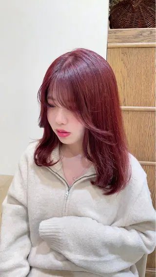 カラー Cloe 銀座 【クロエ ギンザ】所属・ハイトーン/暖色 カラー/maoのヘアスタイル