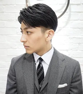 ミディアム メンズ ヨシザワインクプレミアム横浜所属・樋口 心音のヘアスタイル