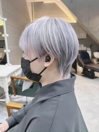 ショート カラー メンズ ヘアアレンジ 𝐑𝐈𝐍𝐊𝐀 🐣🩷のヘアスタイル