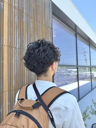 ショート パーマ イメージサロンカッツ東尾道店所属・CUTS 東尾道/ 市川聖也のヘアスタイル