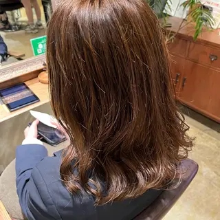 ミディアム 太田 渚遊のヘアスタイル