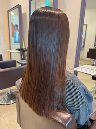 ロング シャンプーボーイセントラル所属・ミウラフウキ 髪質改善のヘアスタイル