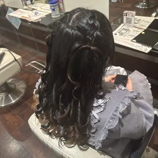 ロング ヘアアレンジ エクステ♡ヘアメ 内村麻衣のヘアスタイル