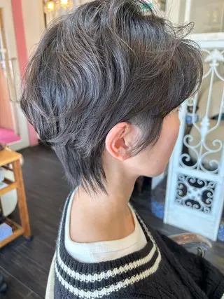 ショート パーマ DiMPlE  ディンプル所属・🌸スタイリスト 山浦美恵のヘアスタイル