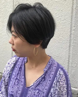 ショート さの あやねのヘアスタイル