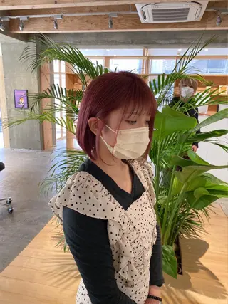 ミディアム カラー Kazusa/艶髪 /ハイトーン🌈のヘアスタイル