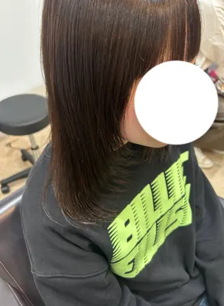 ミディアム 佐久間 優里のヘアスタイル