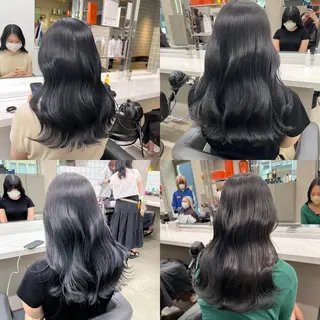 ミディアム カラー パーマ ヘアアレンジ メンズ キッズ ネイル マツエク・マツパ アイブロウ 🦋透明感グレージュ /韓国レイヤー🦋のヘアスタイル