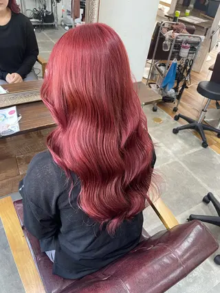 ロング カラー SOYON西大寺店所属・ダブルカラー/ 髪質改善💎安藤のヘアスタイル