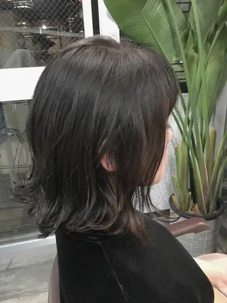 ミディアム ノグチ ユウキ/ボブのヘアスタイル