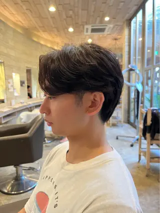 パーマ メンズ パーマ/艶カラー/ 髪質改善/伊藤愛麻のヘアスタイル