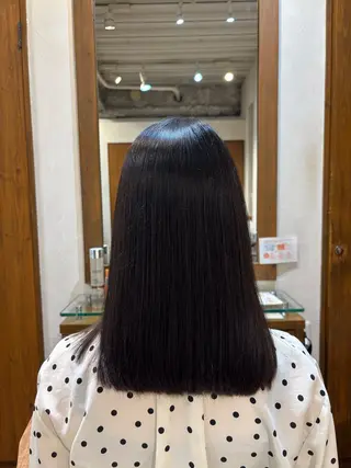 ミディアム エクリ麻布十番店所属・髪質改善/ 縮毛矯正/相原聡のヘアスタイル