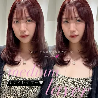 ロング AI TOKYO　S所属・mizuki 【韓国レイヤー】のヘアスタイル