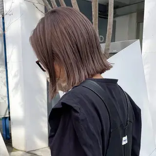 ショート カラー 艶カラー×似合わせ カットshihomiのヘアスタイル