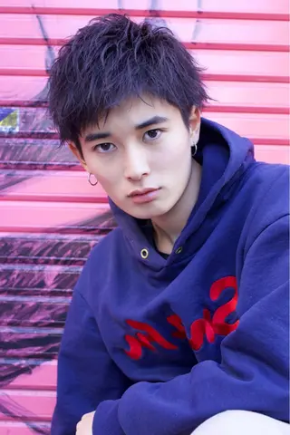 ショート メンズ BABY 艶髪暗髪ヘア💖達人のヘアスタイル