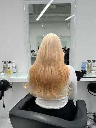 セミロング カラー ❄最強かわいいカラー ❄️MINA❄️のヘアスタイル