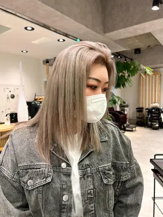 セミロング カラー 🍀お悩み改善憧れの 美髪　小林風雅のヘアスタイル