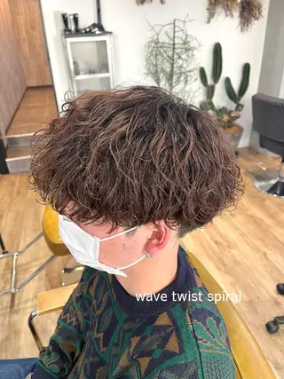 ミディアム パーマ メンズ メンズカット/パーマ Yoshiのヘアスタイル