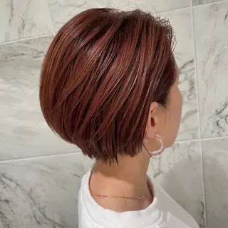 ショート カラー SANDRO所属・SANDRO eno☺︎のヘアスタイル