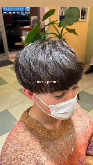 パーマ メンズ ミシェル /韓国ヘア🕊️のヘアスタイル