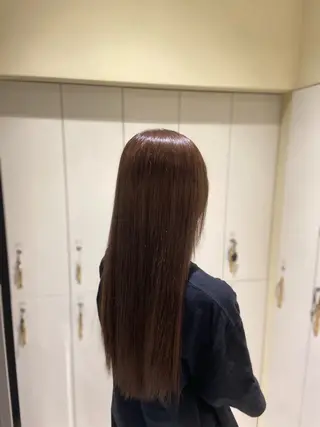 ロング 髪質改善✨/ 透明カラー🫧れいなのヘアスタイル