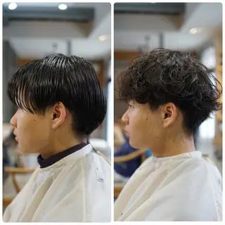 パーマ メンズ 美容室soi所属・メンズ特化/石田 凱土のヘアスタイル