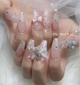 ネイル HANA 長さだしのネイルデザイン