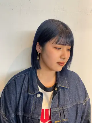 カラー ハイトーンカラー🩵 指名多数💗横山聖奈のヘアスタイル