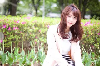 ミディアム セミロング Re:ta Hair 飯田淳平のヘアスタイル