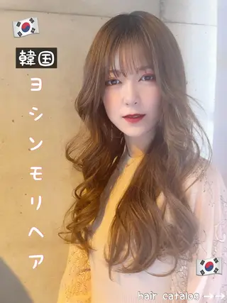 セミロング ブリーチカラー特化 碇　英朗のヘアスタイル