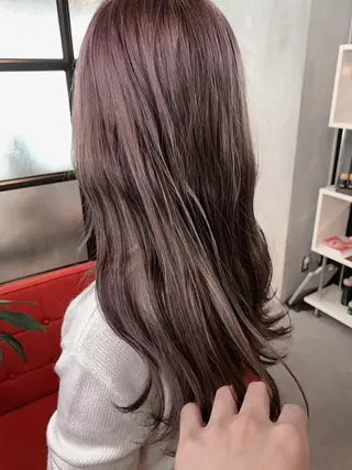 ロング カラー SAKURA 原宿所属・なかの たくみのヘアスタイル