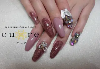 ネイル ロング ネイルサロン Cureのネイルデザイン
