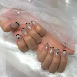 ネイル 中元 月のネイルデザイン