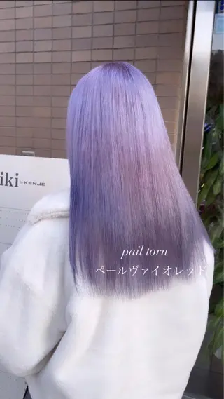 ロング メンズバレイヤージュ 斉藤春のヘアスタイル