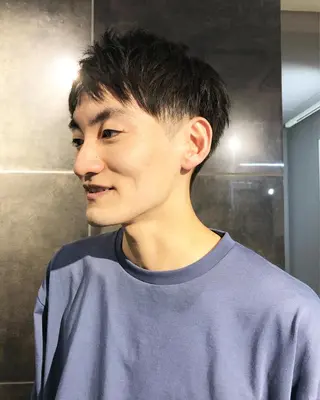 ヘアアレンジ メンズ ainico+所属・メンズ特化✂️栗原 侑也のヘアスタイル