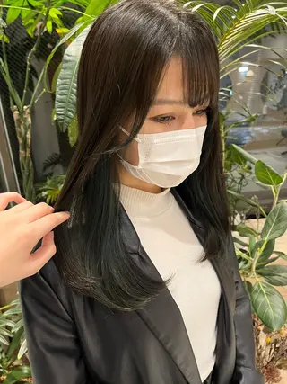 ミディアム カラー 🦖ミニボブ/ボブ /MOEKA🦕のヘアスタイル