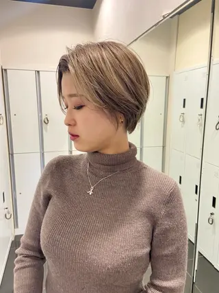 ショート カラー 髪質改善・酸性・ ストレート　Maruのヘアスタイル