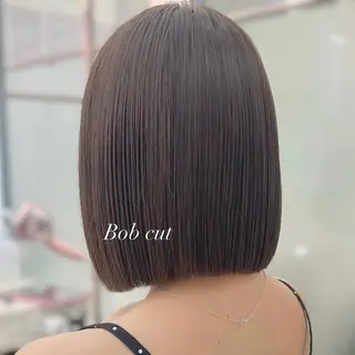 ショート カラー COA GINZA所属・ボブ/前髪/顔周り COAGINZAコモのヘアスタイル