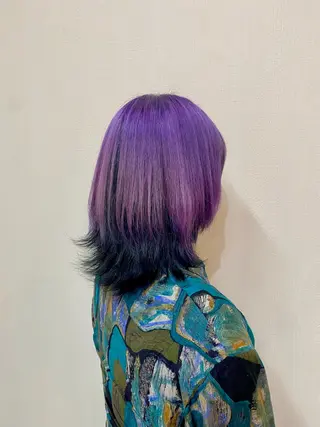 カラー 杉森 蘭琉のヘアスタイル