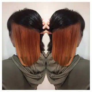 ミディアム 髪質改善/痛ませ ないカラー/西村航大のヘアスタイル