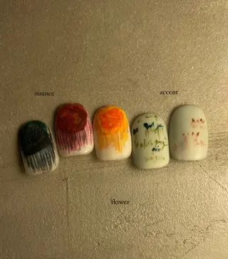 ネイル 土川 芽依奈のネイルデザイン