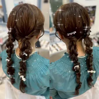 ロング LARME りほのヘアスタイル